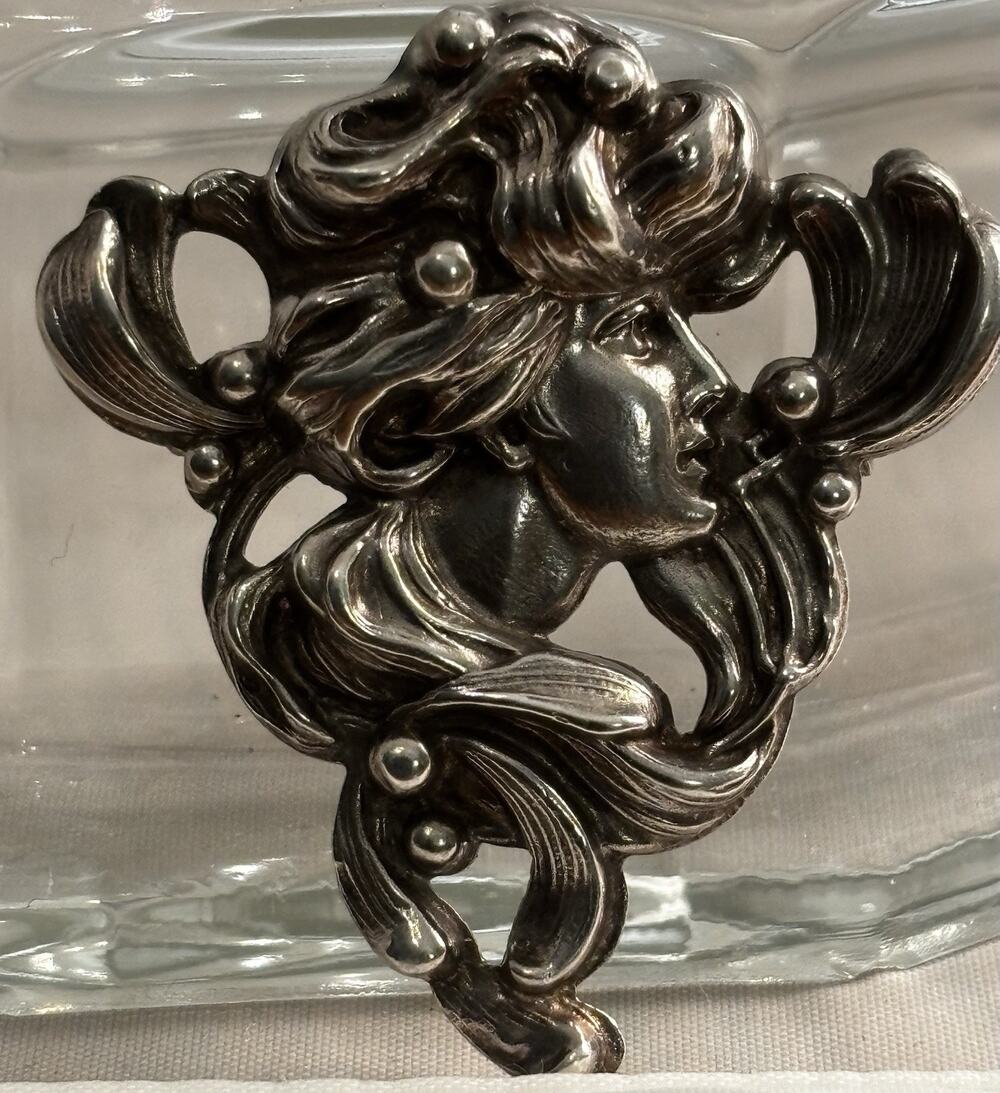 William B. Kerr Sterling /Art Nouveau/Gibson Girl/Lady Profile BROOCH/PIN #1861